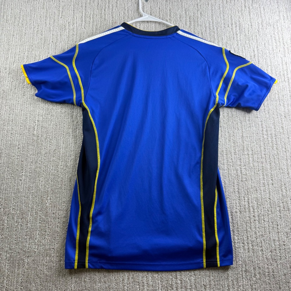 Adidas Kansas City Wizards MLS Soccer Jersey Blue Yellow Mens Size Medium - Picture 3 of 6